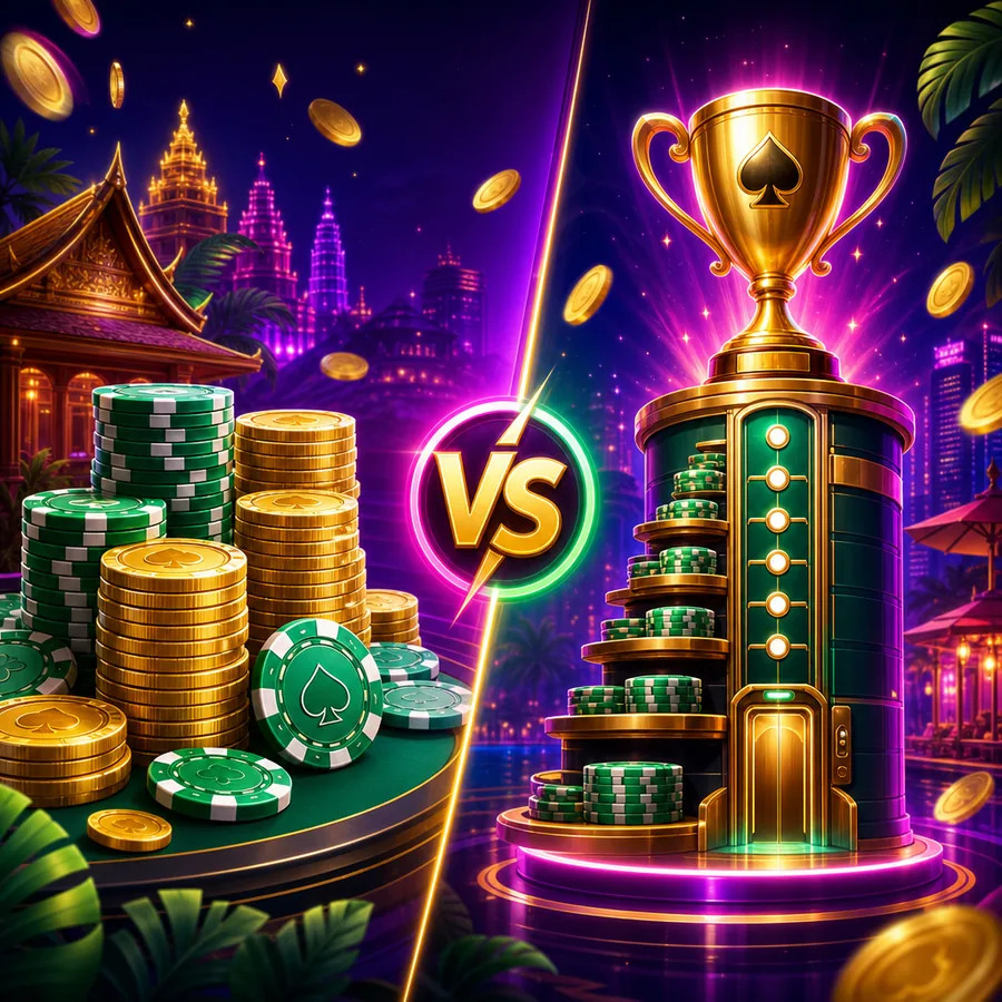 Ilustrasi poker QQStar88: Cash Game vs Tournament Poker: Apa Bedanya?